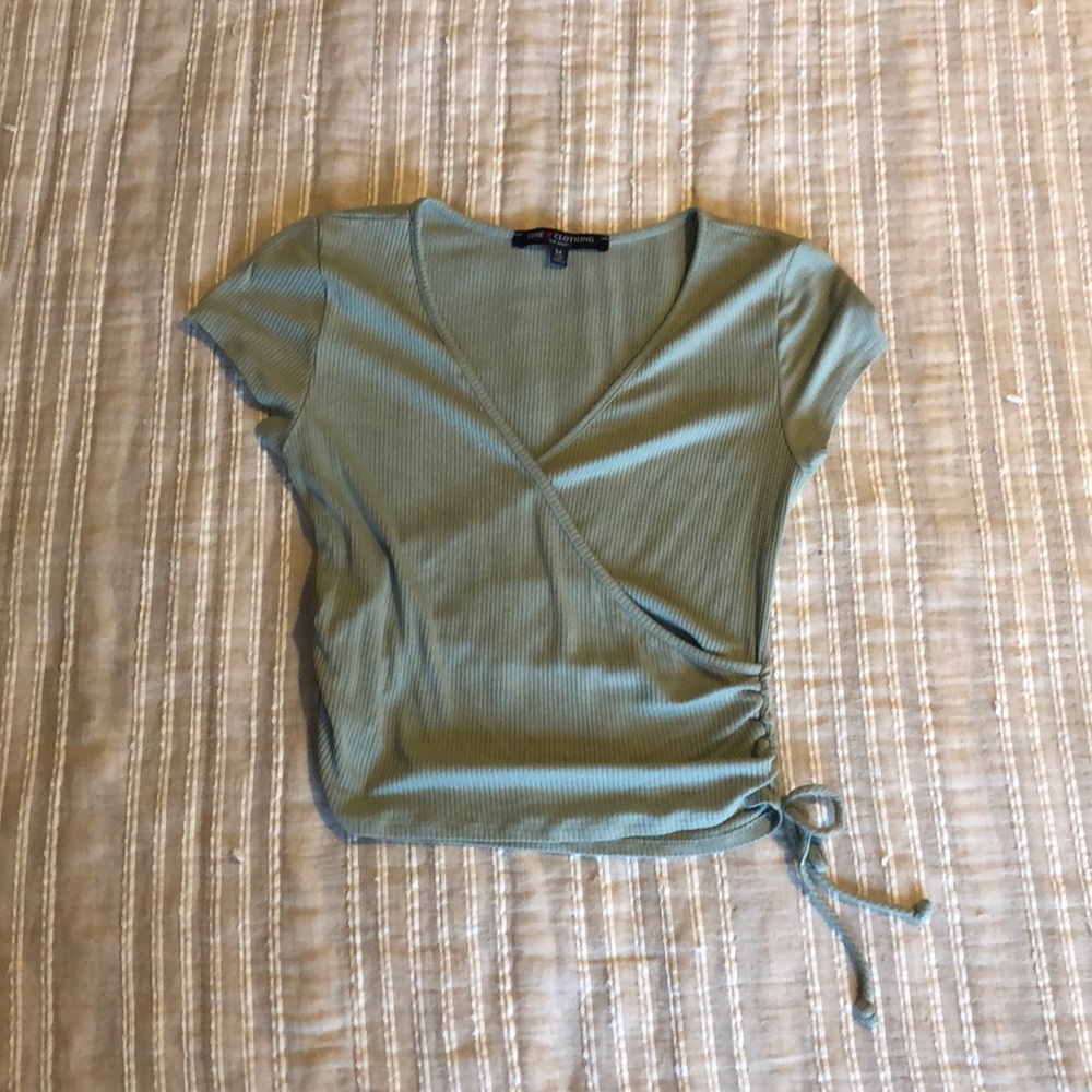 Light Green Crop Top